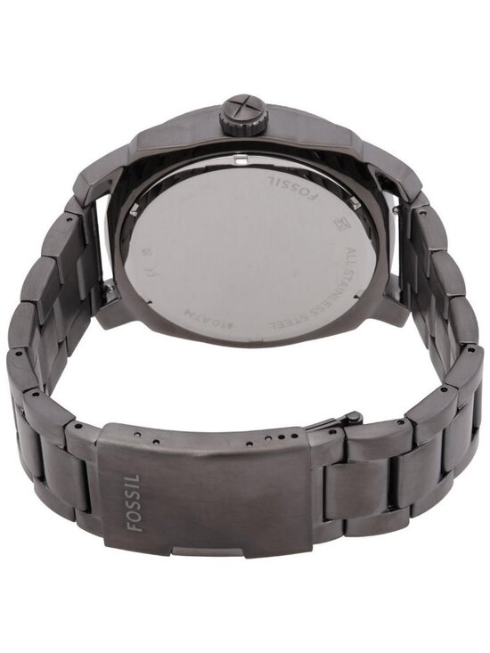 NWT Fossil Machine Quartz Black Dial Men\'s Watch